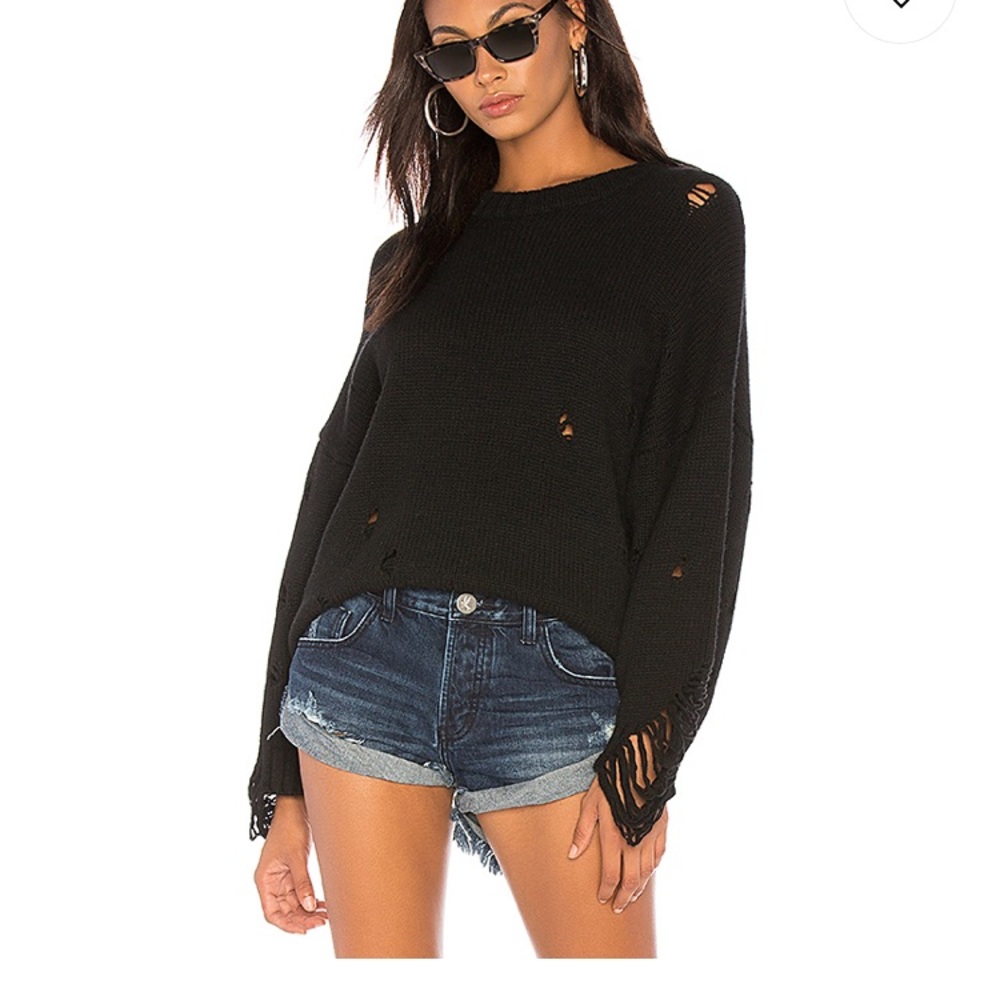 ONE TEASPOON cashmere ladder sweater